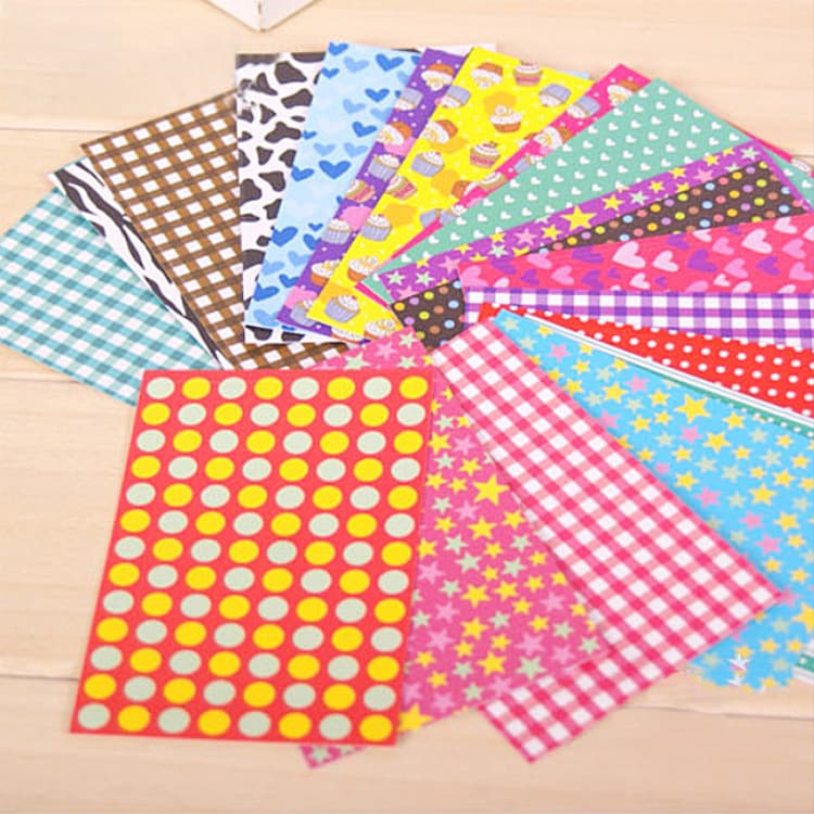 Instant Film Photo Stickers Special Photo Decorative Stickers Dot Pattern Neutral No Logo