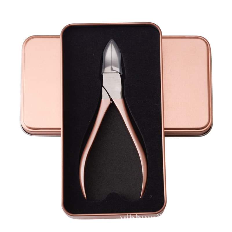 Manufacturer's spot stainless steel nail groove pliers hawk-beak pliers for trimming nail grooves, ingrown nails, thick nails, dead skin pliers, nail clippers set
