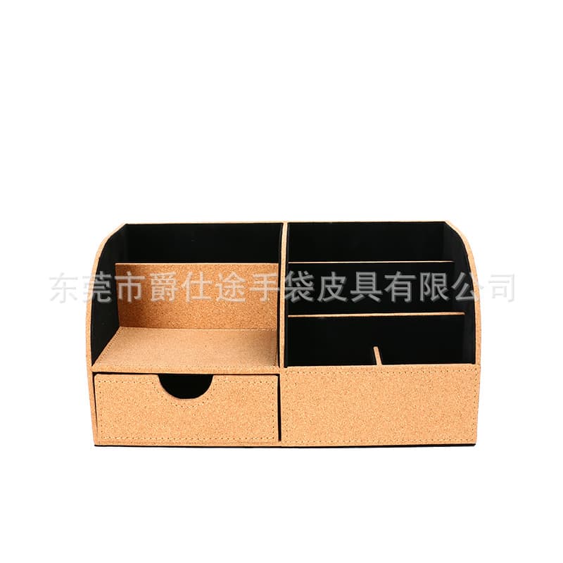 2019 new natural cork jewelry box, creative vintage real wood storage box, wood grain cosmetic display stand