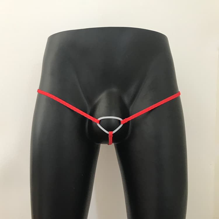 [Factory] Men's Thong Underwear with Ring Men's Thong 0039