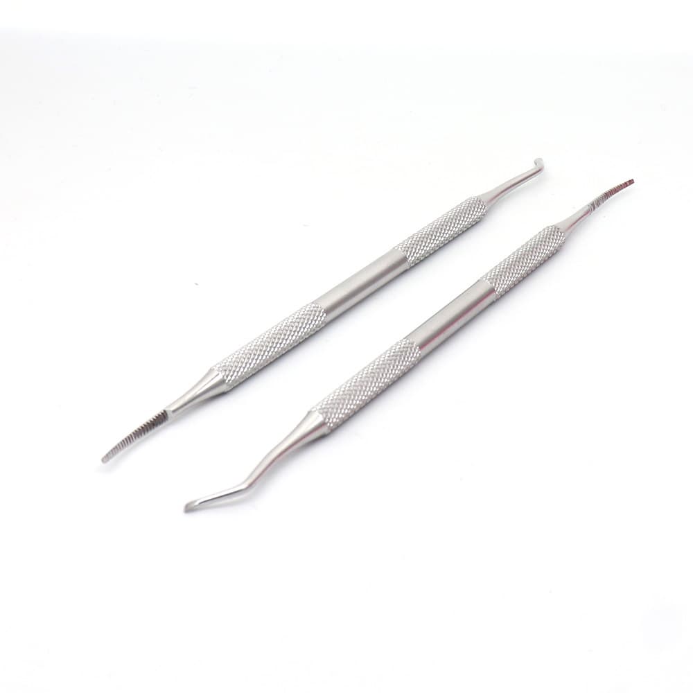 Stainless Steel Dual-Purpose Nail Cleaner, Nail File, Cuticle Pusher, Toenail Dirt Remover, Manicure Tool Nail