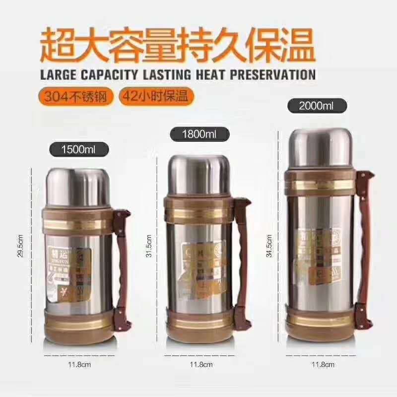 304 Stainless Steel Vacuum Insulated Travel Flask Large Capacity Car Bottle Outdoor Sports Water Bottle Custom Logo Gift