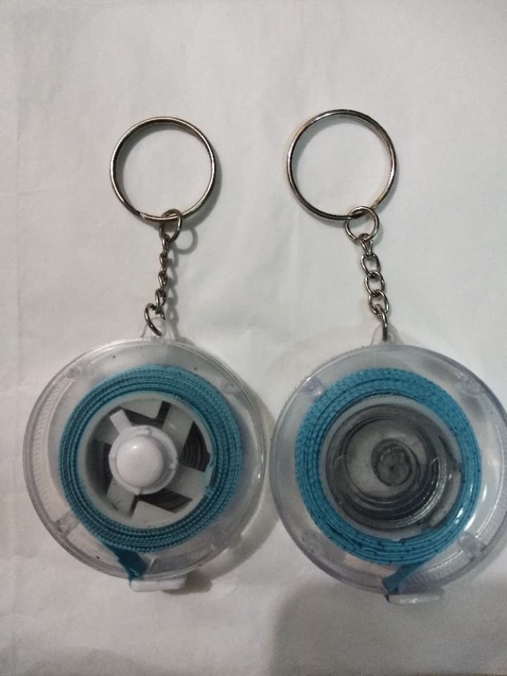 Round Tape Measure Cloth Ruler Measuring Tape Tailor's Tape Keychain PVC Soft Ruler Advertising Gift Promotion