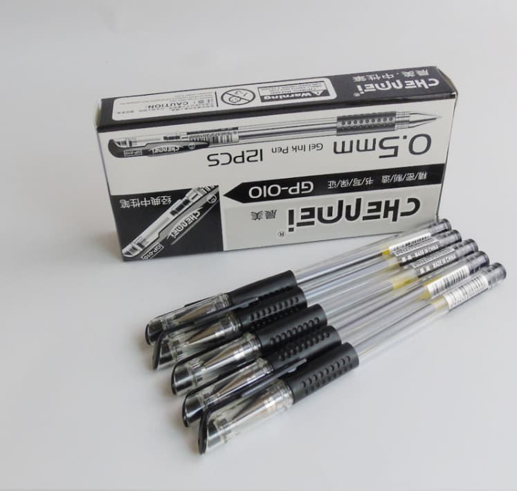 Chenmei Gel Pen / Sign Pen 0.5mm Bullet Tip Writing Pen Student Office Pen
