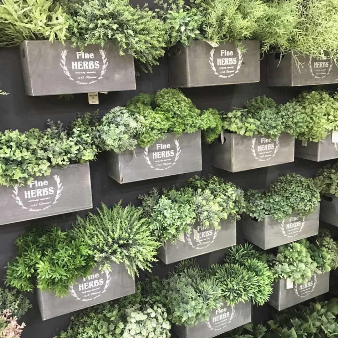 New Style Plastic Artificial Small Grass, Hand-Tied Short Branch Bunch European Style Powdered Straight Hair Leaves, Flower Trough Arrangement Decoration
