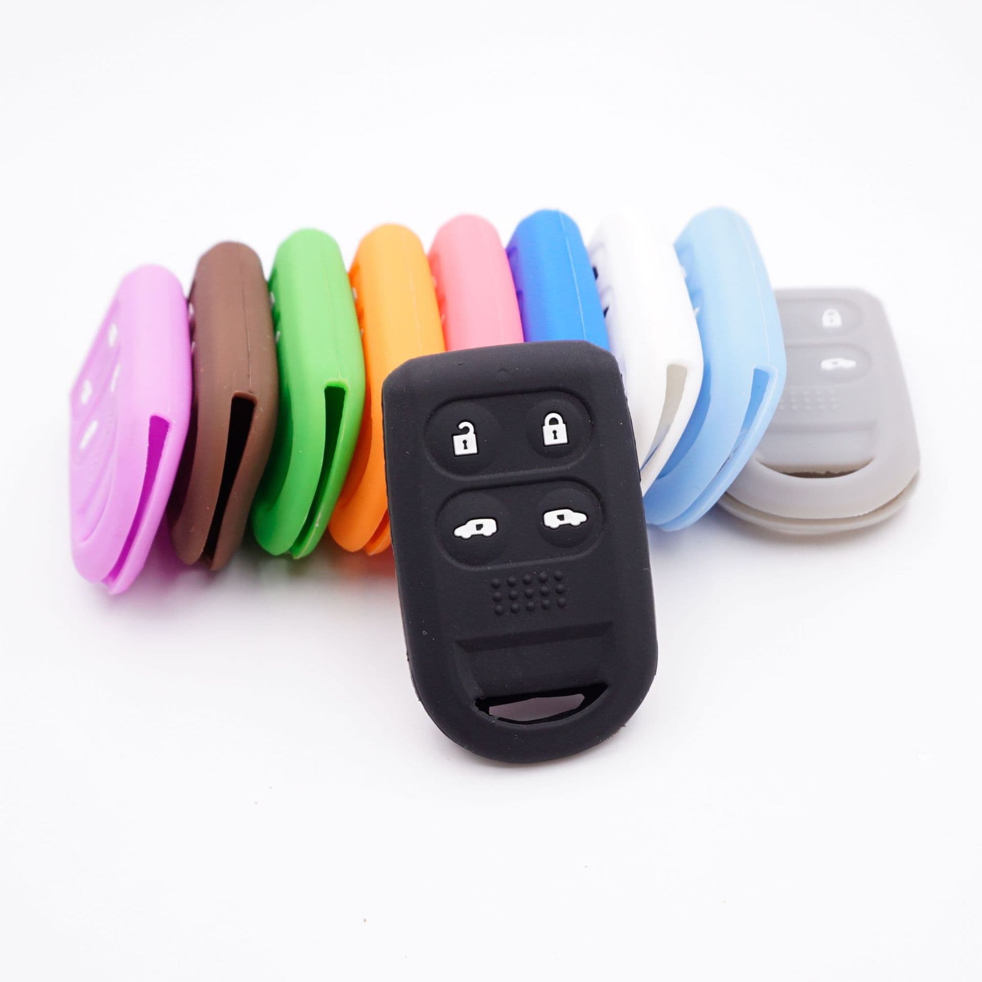 Silicone Key Case Cover for Honda Odyssey Car Key Remote Key Fob Protector