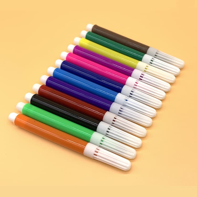Children mini washable watercolor pen 12 color bulk manufacturers wholesale 101
