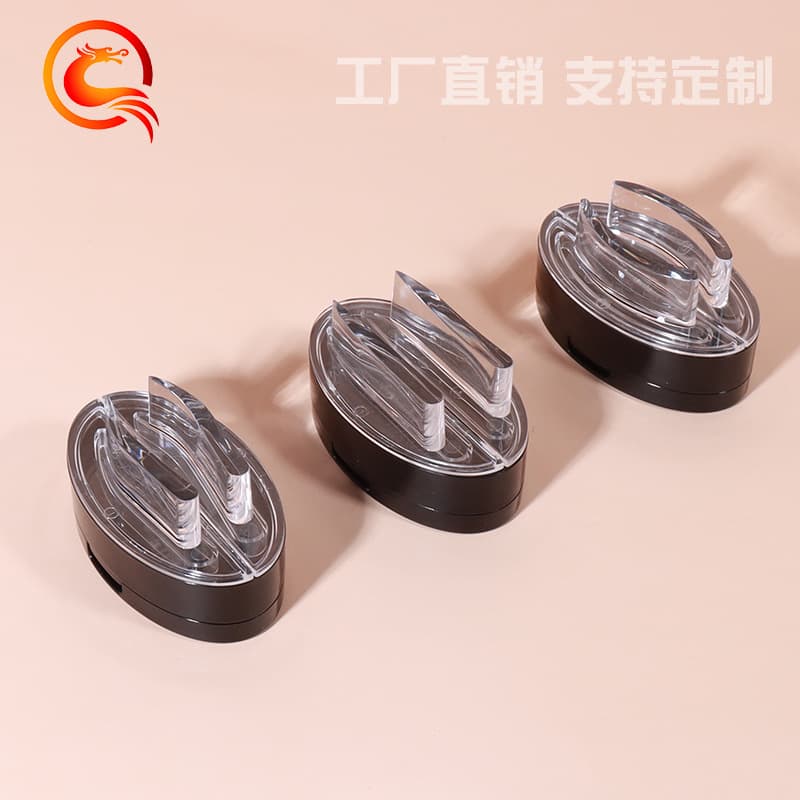 Lazy Beginner Stamp Eyebrow Powder Box: Straight, Willow, and Curved Eyebrows Quick-Form Eyebrow Stamp Cosmetic Packaging