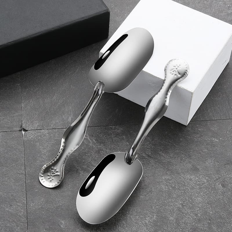 Stainless Steel Minimalist Small Tea Set Accessories, Tea Dust Teapot Scoop, Coffee Powder Tea Spoon, Factory Wholesale