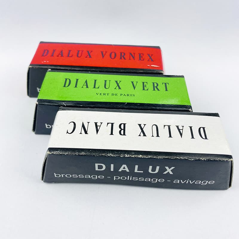 DIALUX Solid Polishing Wax - Great Value! Trapezoidal Green and White Wax Blocks for Wood, Jade, Jewelry, and Jadeite