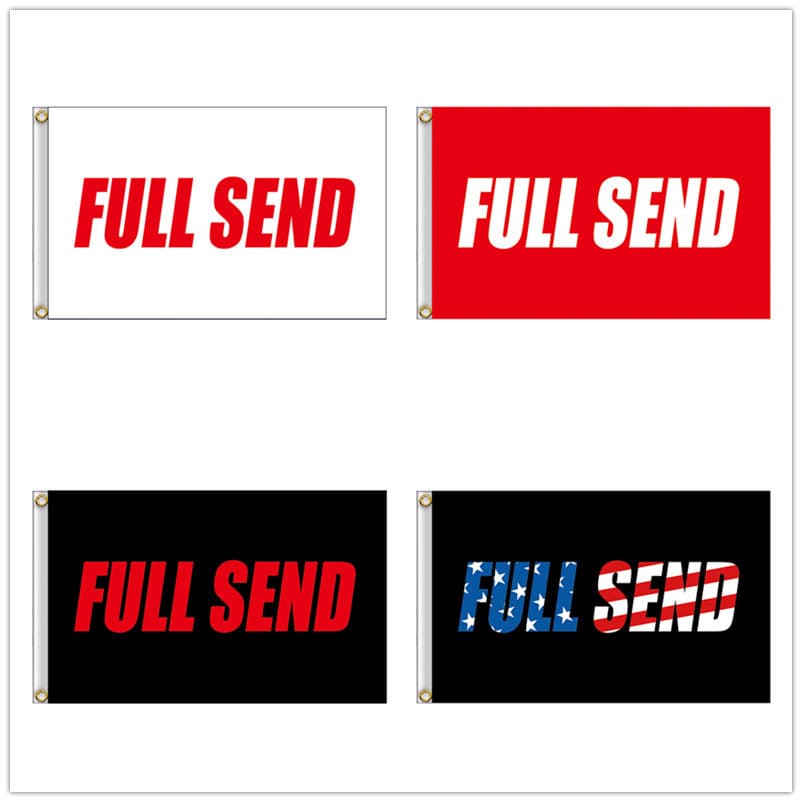 AliExpress Amazon 90x150cm 3x5ft FULL SEND FLAG BANNER Flag