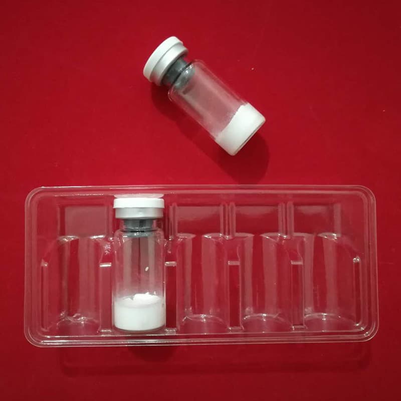10ml 5 Vials Powder Injection Blister Tray Blister Tray Packaging Transparent Powder Injection Blister Tray