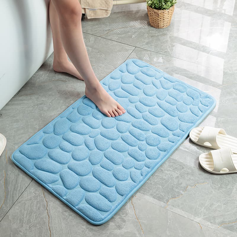 Popular Bathroom Carpet, Toilet Floor Mat, Entrance Door Mat, Kitchen Non-Slip Mat, Bathroom Foot Mat, Pebble Mat