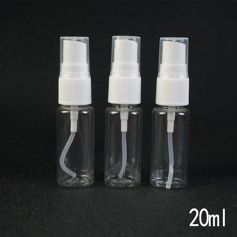 20ml spray bottle PET cosmetic small spray bottle small spray bottle fine mist liquid plastic bottle sub-bottle perfume