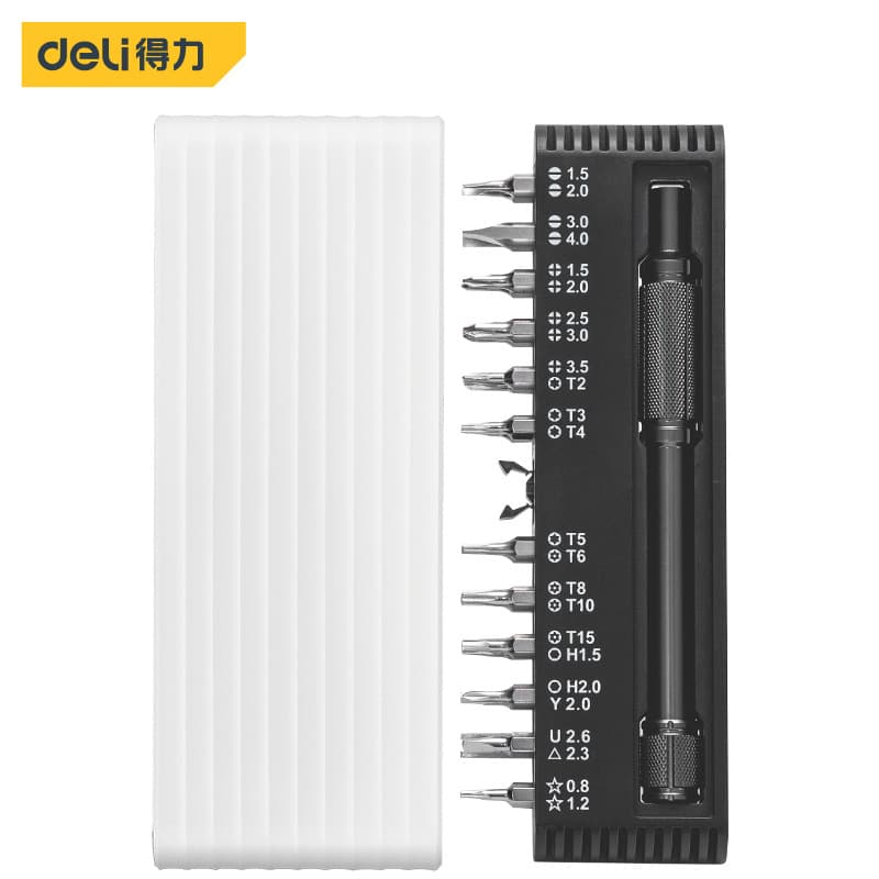 Powerful Tools Multifunctional Precision Repair Electronic Screwdriver Set 25 Pieces Small White Box Small Black Box