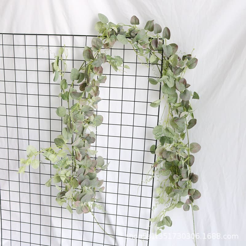 Simulation Money Leaf Eucalyptus Willow Leaf Vine Wedding Party Decor