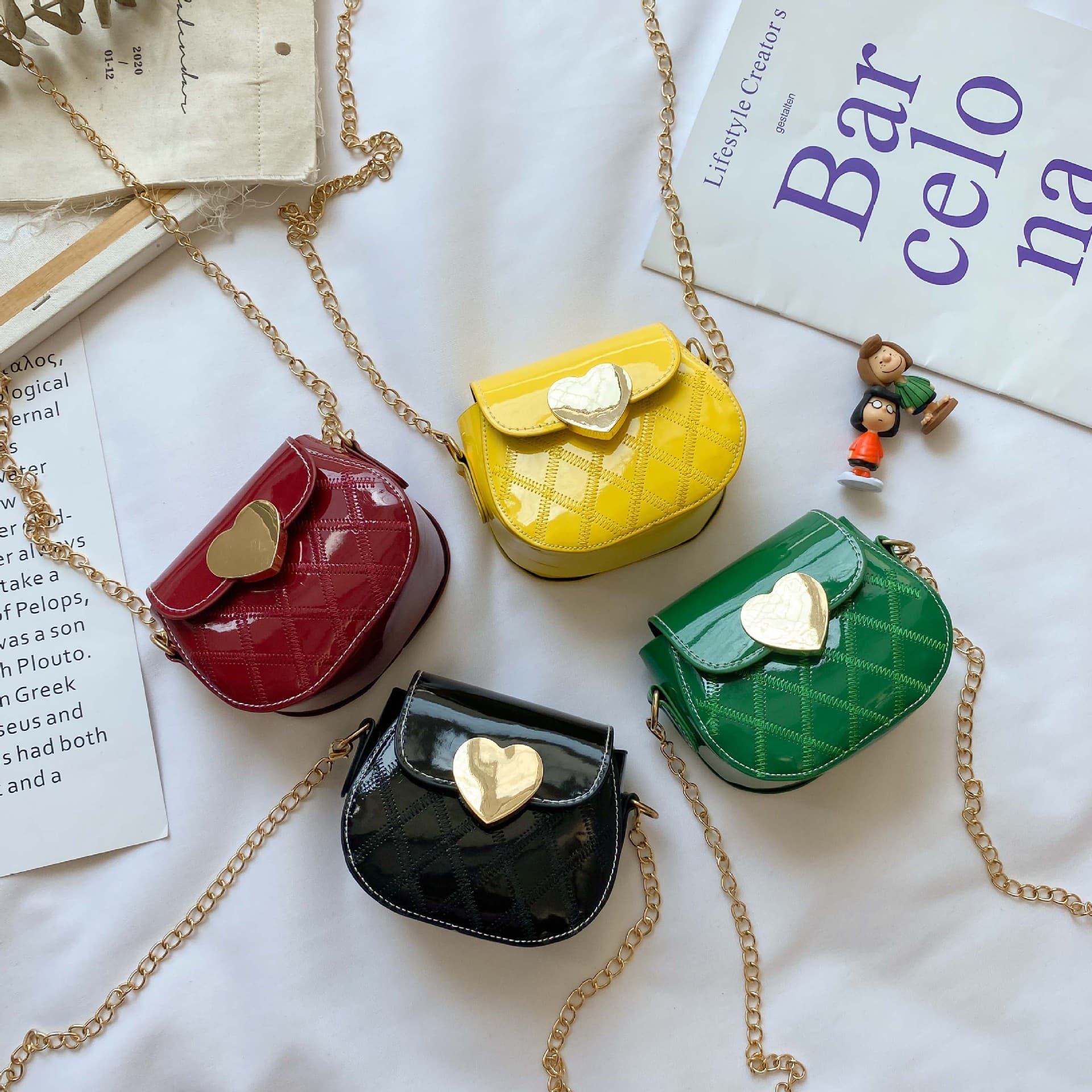 Girls chain bag 2023 new style small fragrance children's bag mini bag Korean style fashion single shoulder crossbody accessory bag