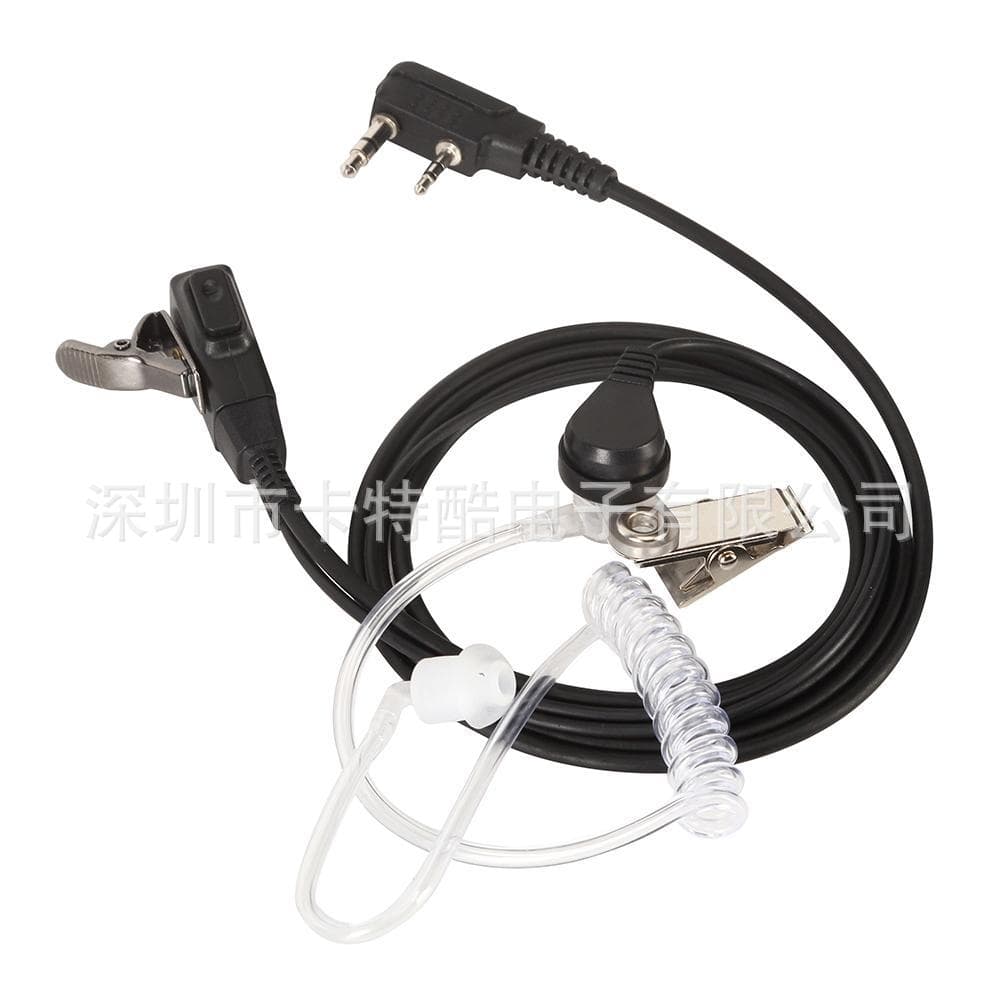 Baofeng 888S 5R walkie-talkie K-type universal headset earphone line air tube transparent earphone