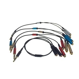 3-Pole 3.5mm Audio Splitter Cable for Phone Laptop 1-to-2 Headphone Speaker Audio Y-Splitter
