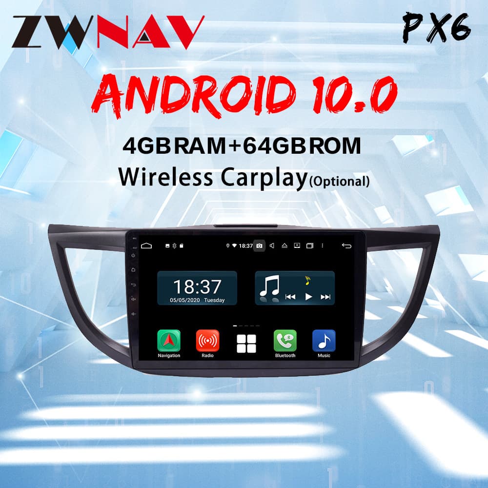For Honda CRV 2012-2015 Android 10 Factory Direct Custom Smart Car Navigation