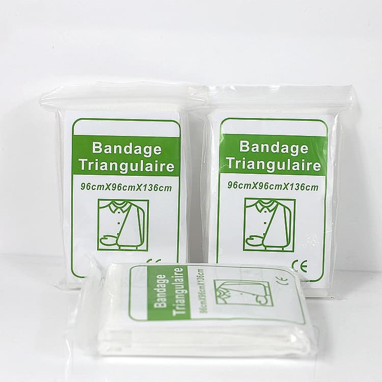 Non-Woven Triangular Bandage 96*96*136cm for Dressing and Fixation, Manufacturer Direct Wholesale Shipment