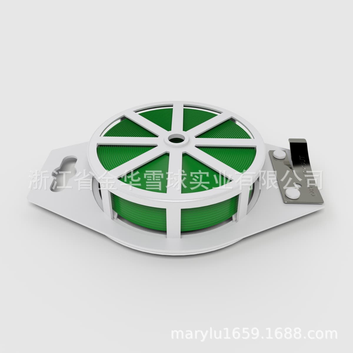 Factory Direct PE Material 50m 50m with Belt Buckle Gardening Tie Wire Plastic-Coated Iron Wire Garden Line