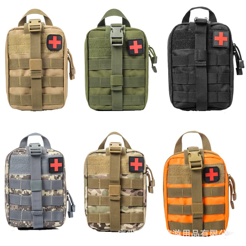 Mountaineering Medical Bag Molle System Accessory Bag Multi-Functional Tactical Camouflage Outdoor Survival Bag
