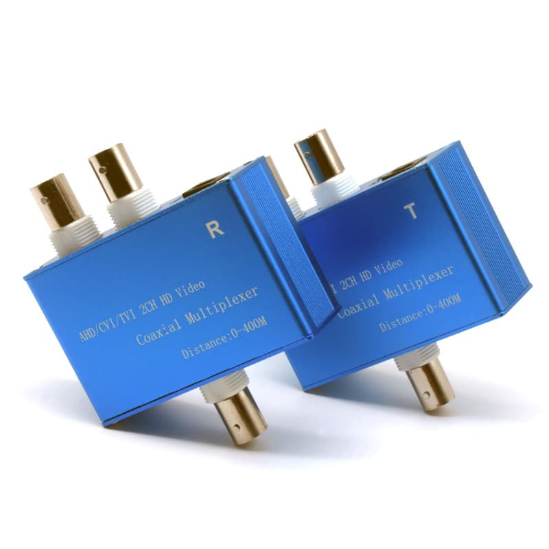AHDCVITVI1080P High-Definition Video Dual-Channel Multiplexer, Coaxial High-Definition Expander, Overlay Unit