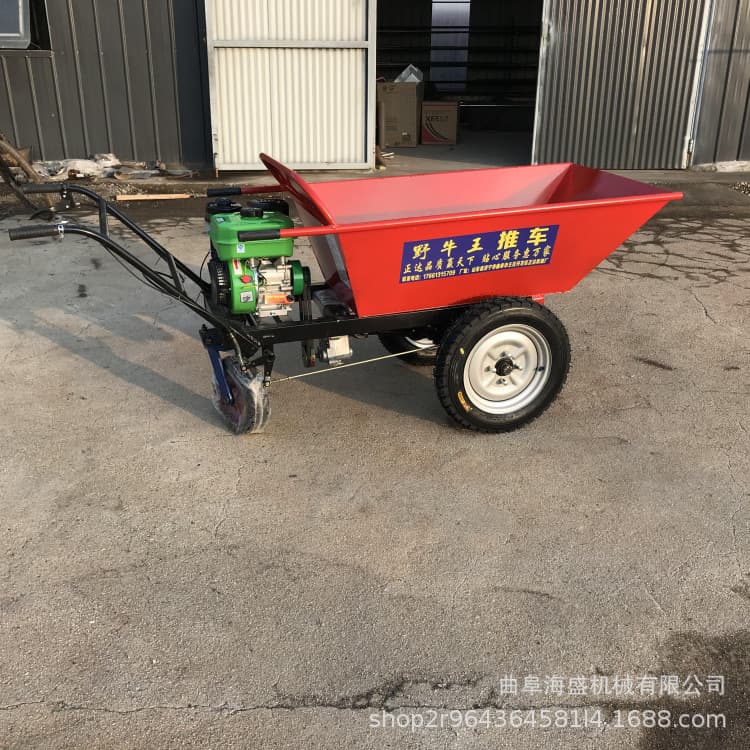 Mine Type Wheel Gasoline Trolley, Orchard Transport Trolley, Construction Site Farm Gasoline Bucket Trolley