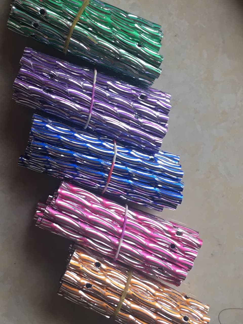 Children's Wind Chime Tube Anodized Aluminum Rod DIY Festival Children's Day Ready Warm-Up Preschool Early Education Class Labor Aesthetics Materials Factory