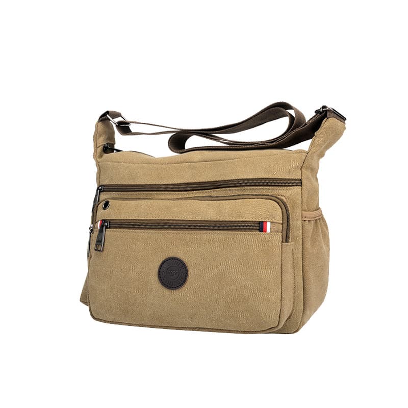 Manufacturer's New Canvas Vintage Shoulder Bag, Handheld Crossbody Bag, Korean Style Trendy Custom Laptop Bag