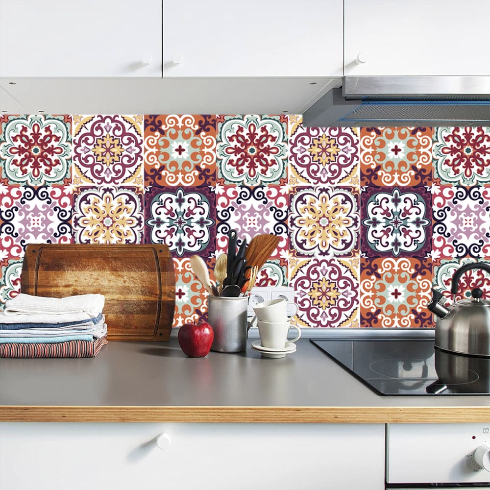PVC Tile Sticker Wall Sticker Non-Slip Floor Sticker Factory Direct Wall Sticker Kitchen Bathroom Waterproof Oil-Proof Sticker