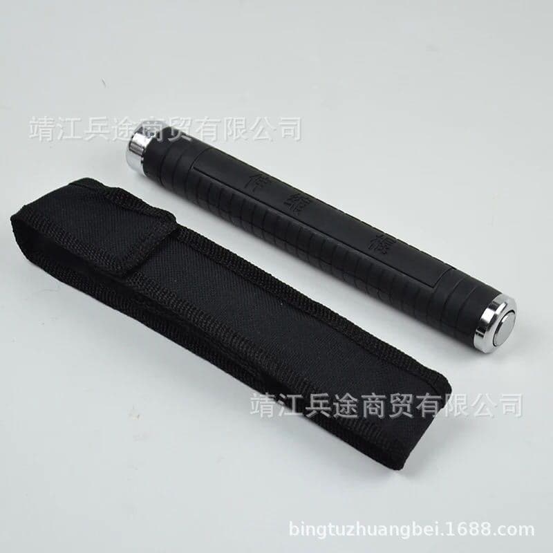 Telescopic Three-Section Self-Defense Stick, Alloy Steel Retractable Baton, Standard Model Wholesale [Bingtu]