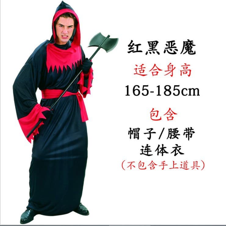 Halloween costume male devil costume adult vampire male ghost female ghost costume