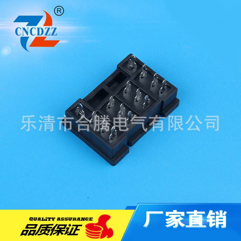 Heteng Electric supplies a large quantity of high-quality relay sockets, including the 13F-4Z-A2 relay base.