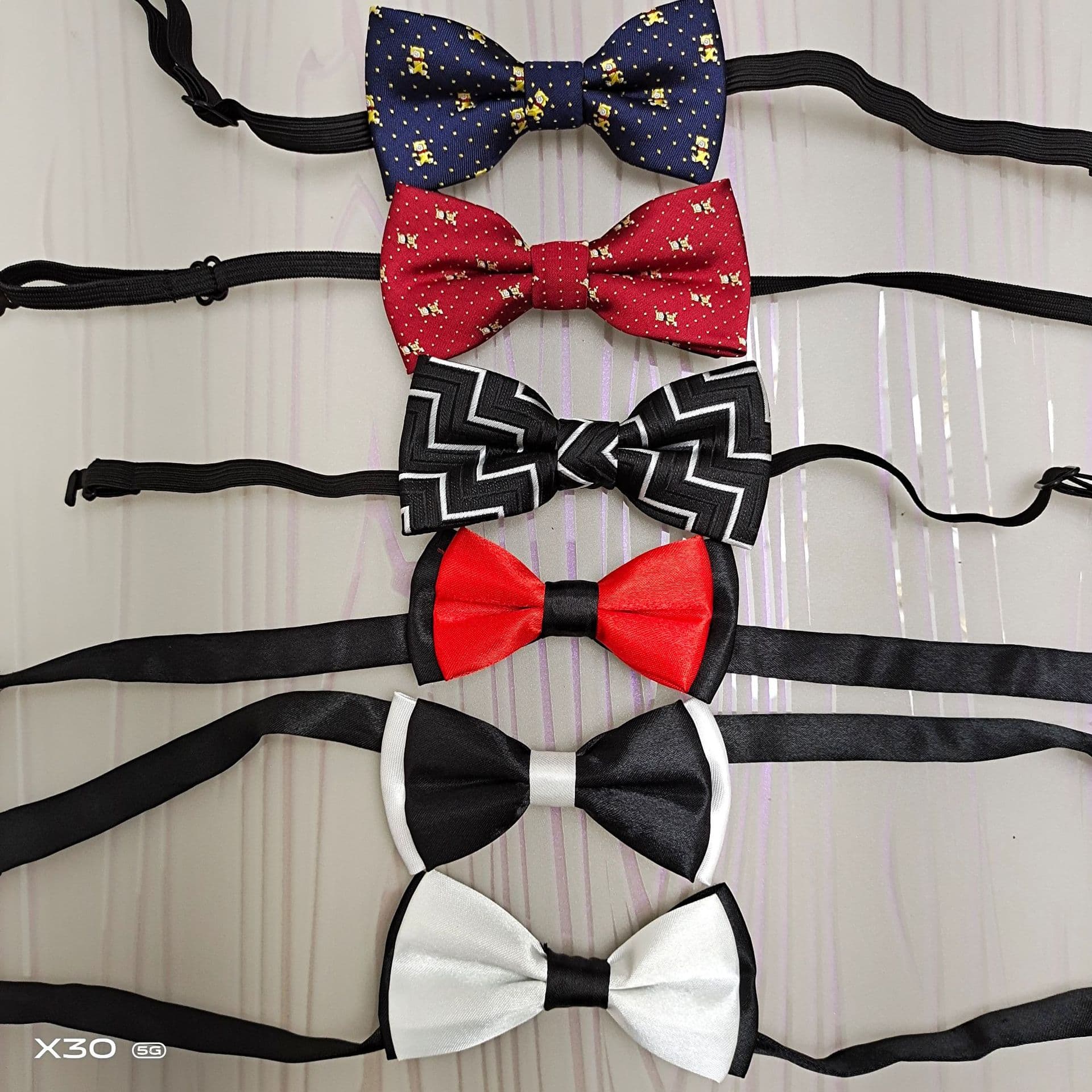 Children's Bow Tie, Necktie, Suspenders, Boys' Flower Boy Suit Accessories, Host Lapel Flower Performance Wear, Birthday Bow Tie and Tie
