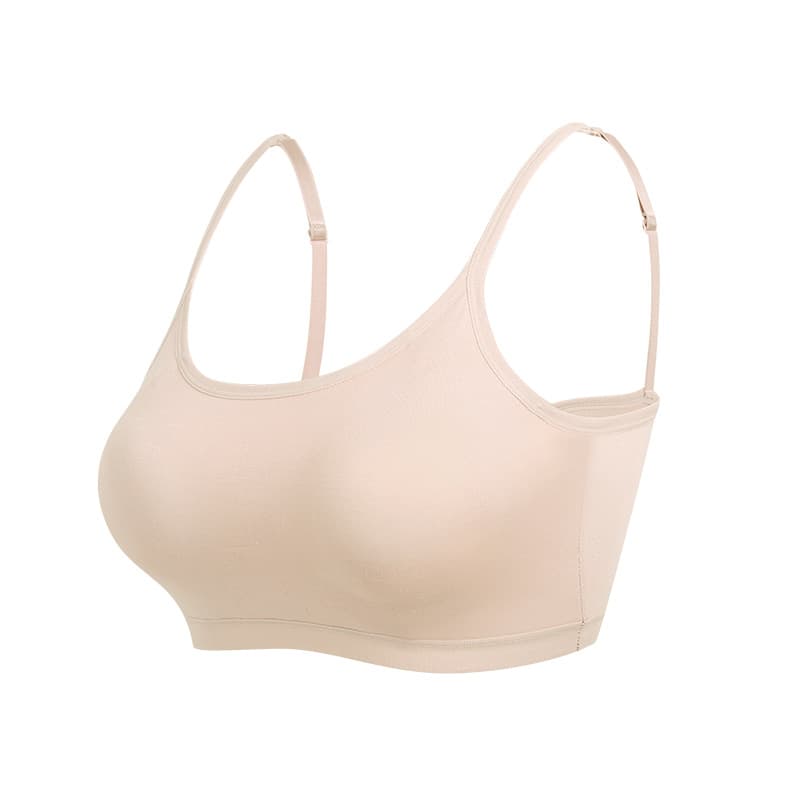 Strapless Tube Top Vest, Wire-Free Backless Bra, All-in-One Sports Bra for High School Girls
