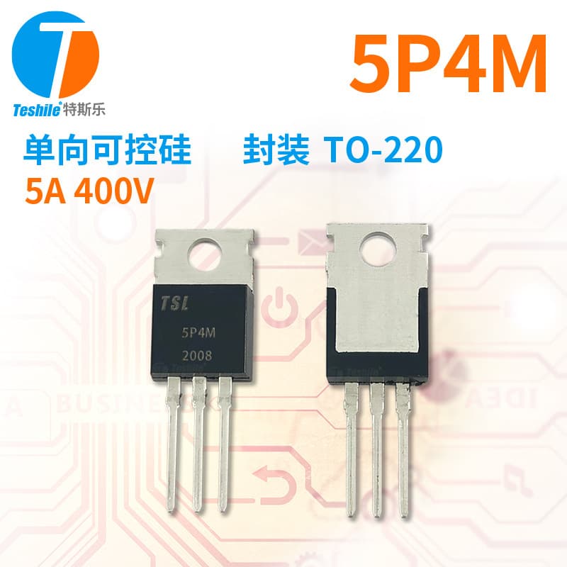 Unidirectional Thyristor 5P4M Parameters 400V Package TO-220 Factory Original in Stock