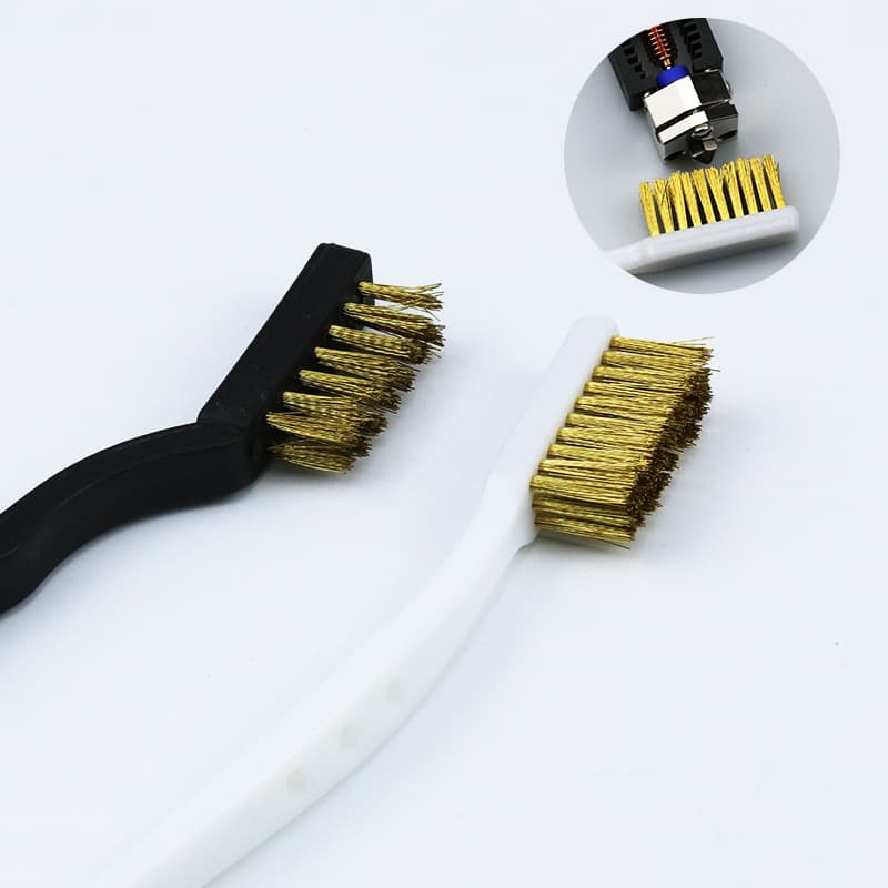 3D Printer Accessories Cleaning Tool, Nozzle Heating Block Cleaning Brush with All-Copper Wire