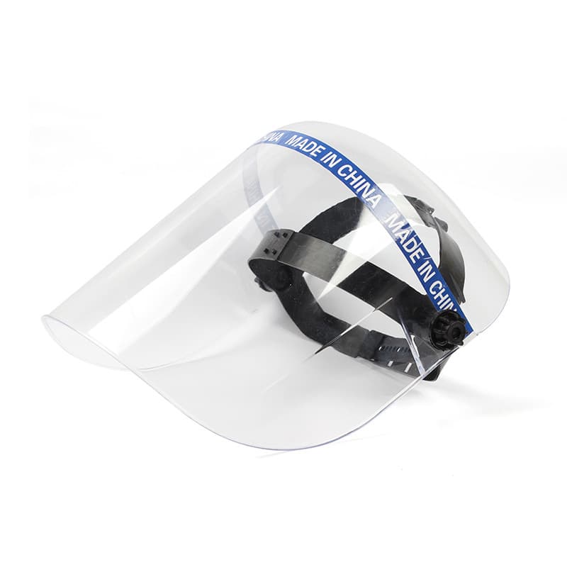 Head-Mounted Transparent Acrylic Protective Face Shield PC High Temperature Resistant Anti-Impact Anti-Splash Grinding