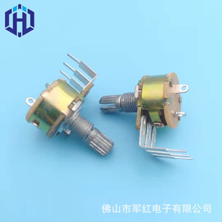 Supply High Quality 148 Single Gang Potentiometer with Switch Rotary Speed Control Potentiometer B10K B50K