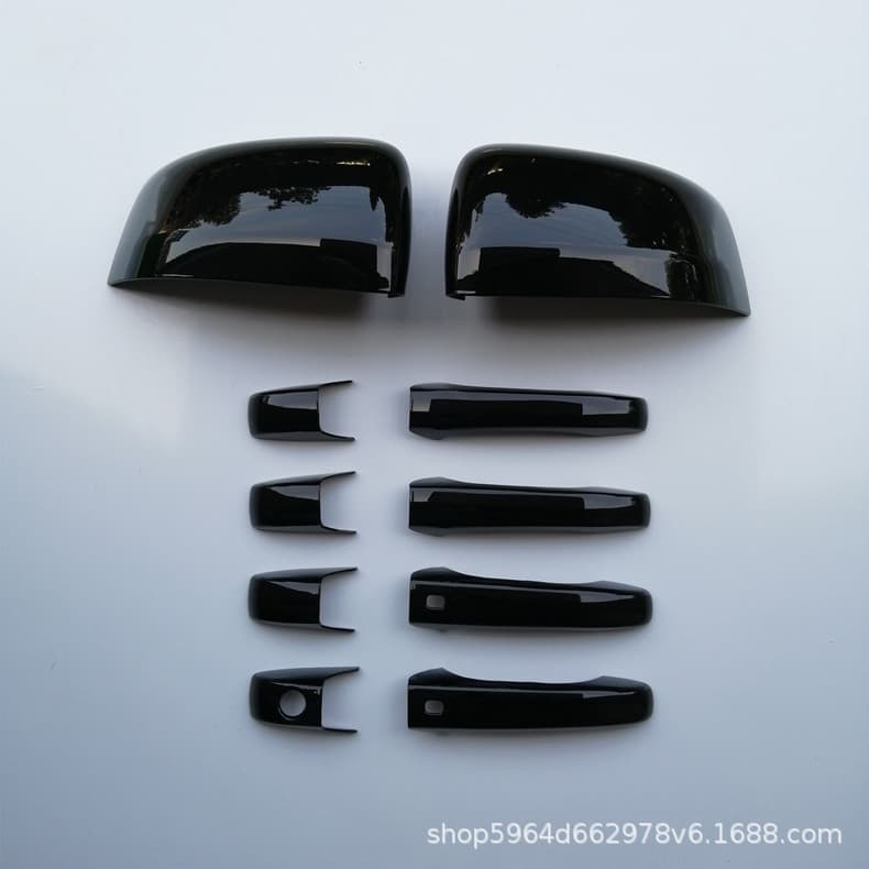Compatible with 2011-2019 Jeep Grand Cherokee Dodge Durango Door Handle Cover Rearview Mirror Trim Accessories