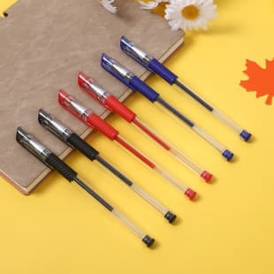 Popular European Standard Gel Pen, 0.5mm Bullet Tip Refill, Office Stationery Wholesale, Student Needle Tip Signature Pen