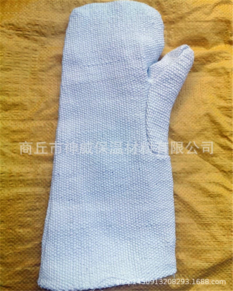 Labor protection supplies dust-free asbestos gloves, factory direct fireproof high-temperature resistant asbestos gloves, anti-scald insulated