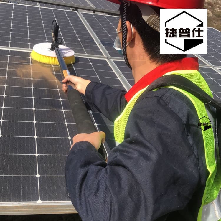 Jepp Solar Photovoltaic Power Station Cleaning and Dust Removal Tool Photovoltaic Panel Cleaning Machine Handheld Electric Cleaning Brush