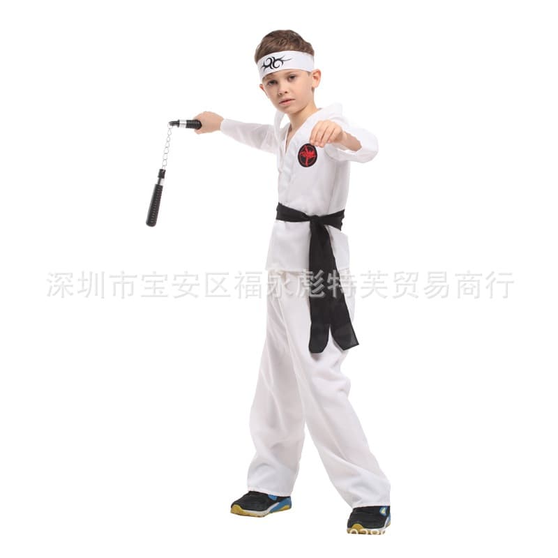 Halloween Kids Costume Samurai Outfit Ninja Clothes Boys Cosplay Costume Japanese Ninja Set