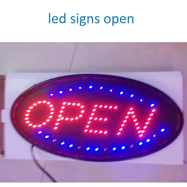 Cross-border LED billboard oval LED billboard illuminated letter electronic light box 48*25 US standard flat plug