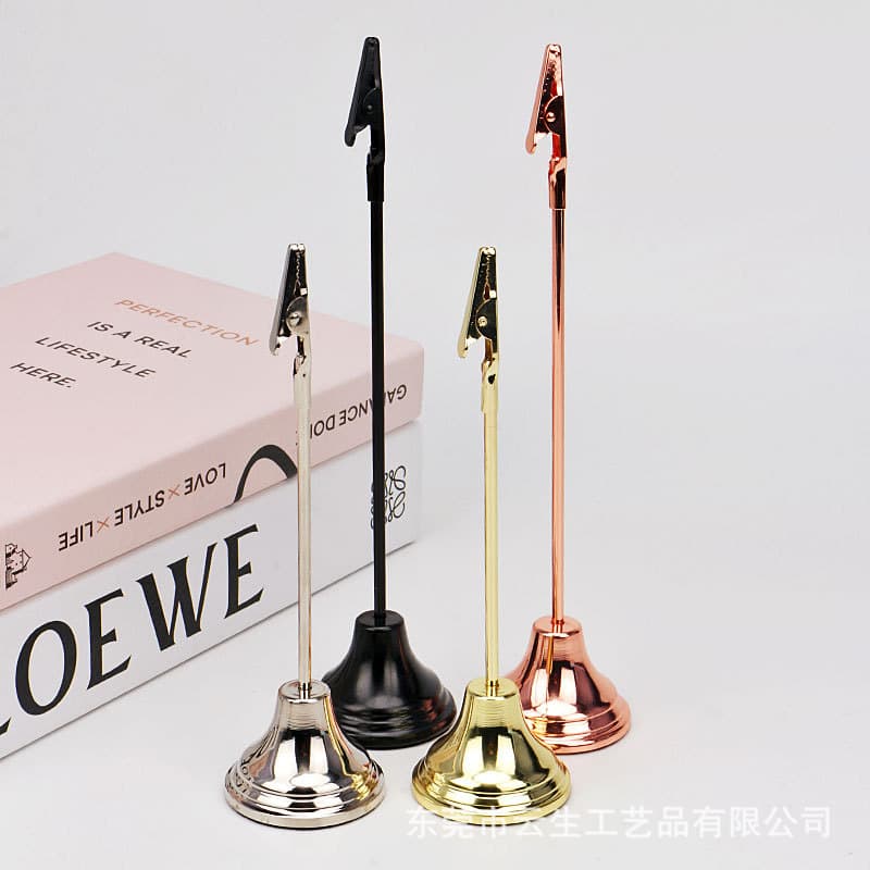 Creative Metal Alligator Mouth Table Number Holder, Hotel Wedding Banquet Table Number Clip, Business Card Clip, Menu Clip