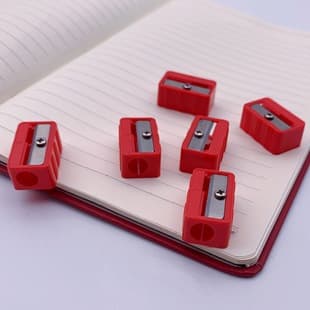 Single-Hole Pencil Sharpener for Kids and Students, Bulk, Can Sharpen Eyebrow Pencils, Reusable