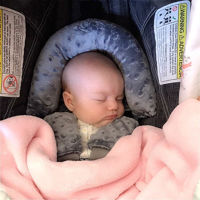 Cross-border baby shaping pillow with protective cover, 9 colors, ultra-soft child seat protective set